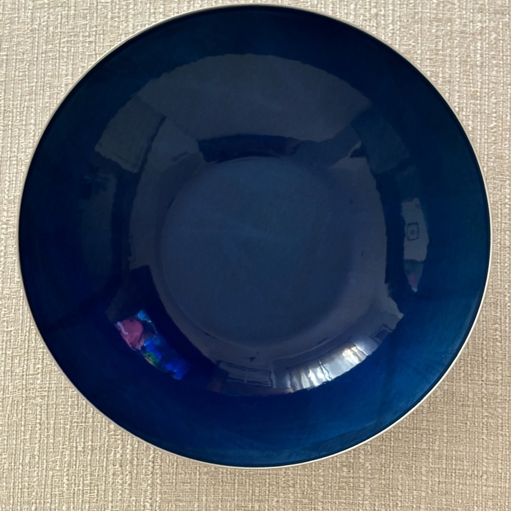 Cathrineholm Norway cobalt blue stainless bowl